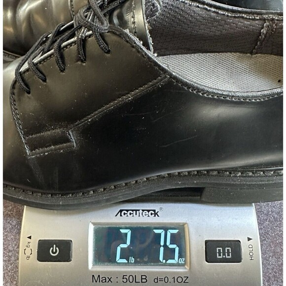 2/$30 Bates Black Lace Up Leather Oxford Shoes Non Marking Mens Size 8E Wide - Picture 13 of 13